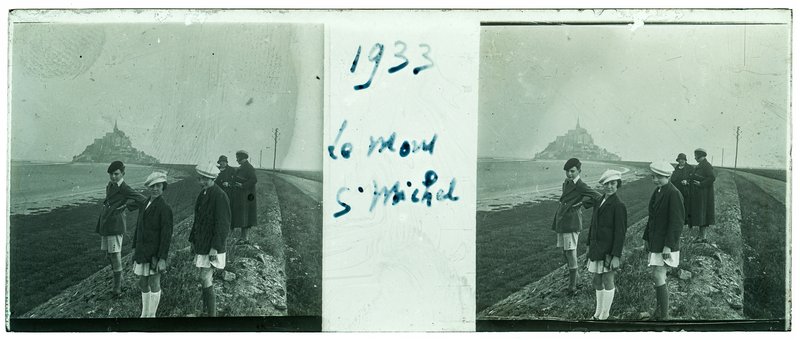 1933 Le mont st-michel — France-Mont Saint-Michel — 1933
