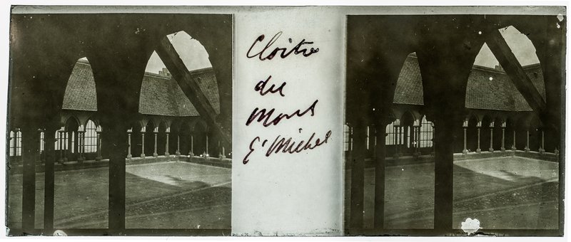 cloître du mont saint-michel — France-Mont Saint-Michel -