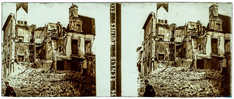 94 Senlis ruines STL — France-Senlis -