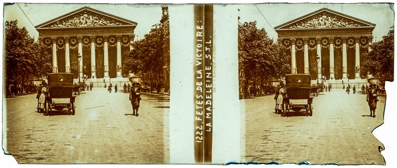 1222 Fêtes de la victoire : La madeleine STL — France-Paris — 1919