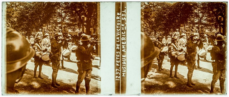 1237 Fêtes de la Victoire : Musique Américaine STL — France-Paris — 1919