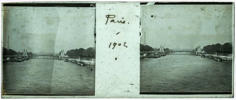 Paris 1902 — France-Paris Pont Alexandre III — 1902