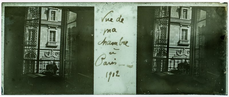 Vue de ma chambre à Paris 1902 — France-Paris 160 rue Saint Jacques — 1902