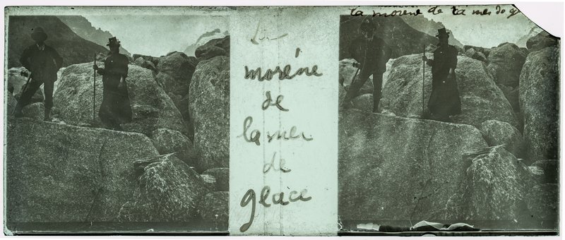 La morène de la mer de glace — France-Chamonix-Mont-Blanc Mer de glace -