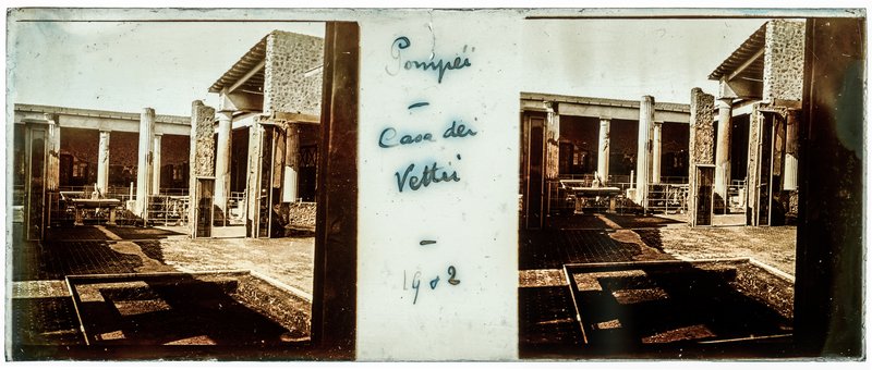 Pompéi - Casa dei Vettii 1902 — Italie-Pompéi Casa dei Vettii — 1902