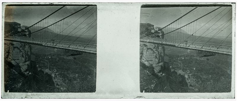Algérie-Constantine - 1929 - Pont suspendu Sidi M'Cid — Algérie-Constantine — 1929