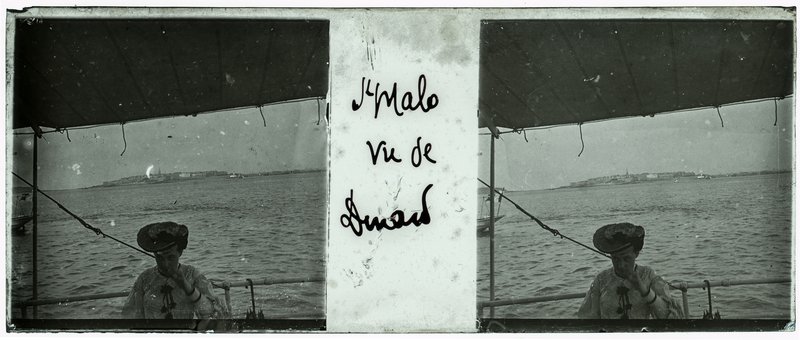 Saint-malo vu de Dinard — France-Dinard -