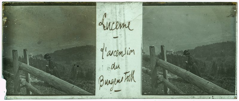 Lucerne - L'ascension du Burgenstock — Suisse-Lucerne-Burgenstock — 1902