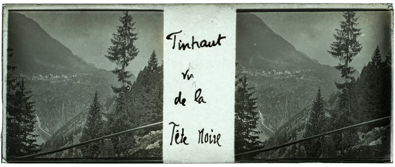 Finhaut vu de la Tête Noire — Suisse-Finhaut Gorge de la Tête noire -