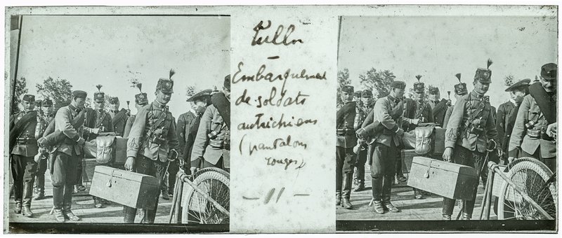 Pulln? - Embarquement de soldats autrichiens (pantalons rouges) — Autriche — 1902