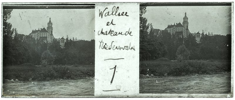 Wallsee et chateau de Biederwallsee? - 1 — Autriche-Wallsee Schloss Wallsee — 1902