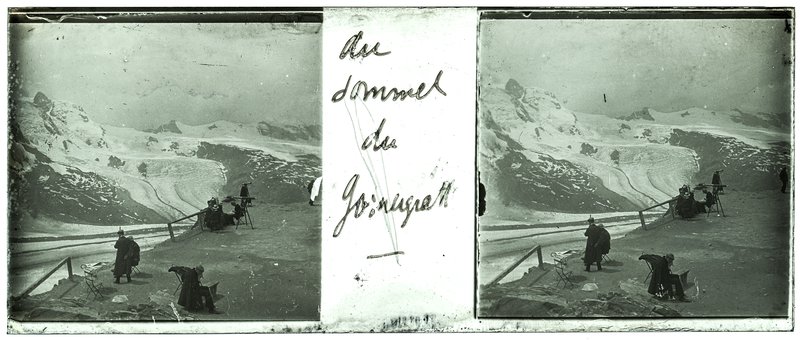 Au sommet du Gornergrat — Suisse-Zermatt Gornergrat — 1902