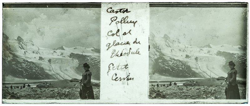 Castor Pollux col et glacier du théodule - Petit cervin — Suisse-Zermatt Petit Cervin -