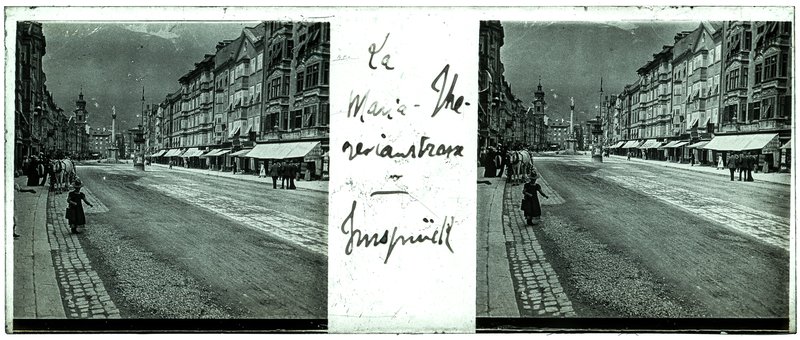 La Maria TheresienStrass - Innsprück — Autriche-Innsbruck Maria Theresien Strass — 1902