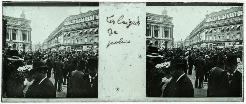 Les brigades de police — France-Paris place de l'Opéra -