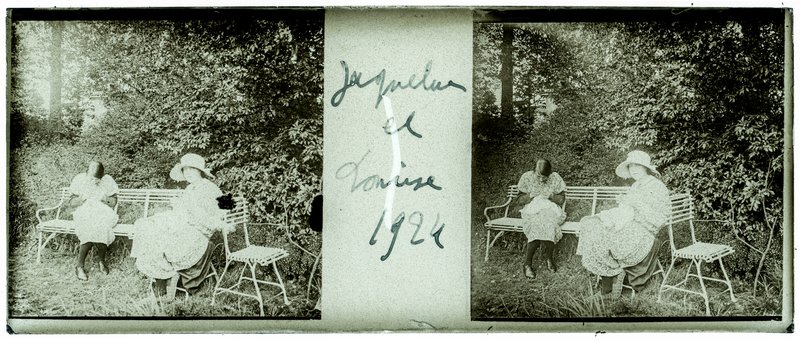 Jacqueline et Louise - 1924 — France-Lille-Esquermes — 1924