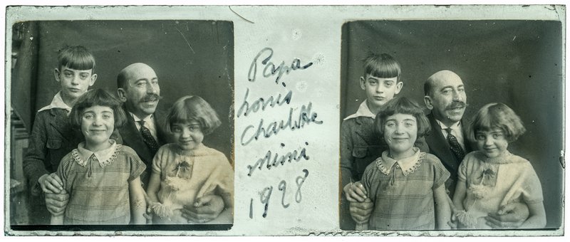 Papa Louis Charlotte mimi 1928 — France-Lille-Esquermes — 1928