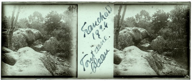 Franchard 1924 Fontainebleau — France-Fontainebleau Georges de Franchard - — 1924