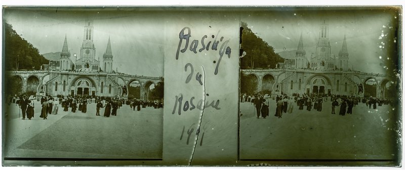 Basilique du Rosaire 1909 — France-Lourdes Basilique Notre-Dame du Rosaire — 1909