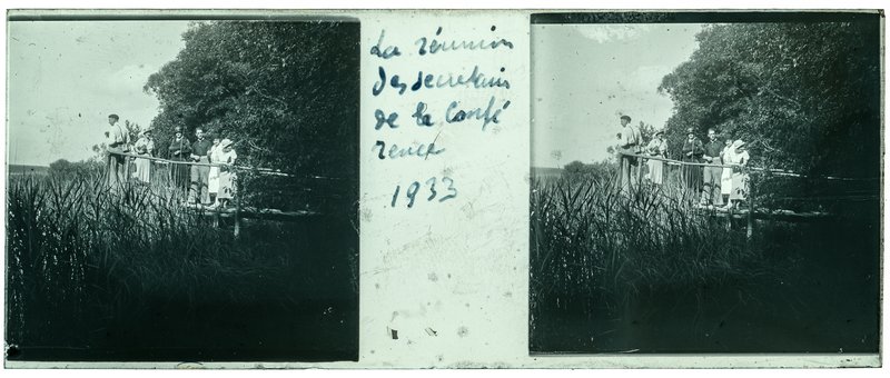 La réunion des secrétaires de la conférence 1933 — Belgique-Chimay — 1933