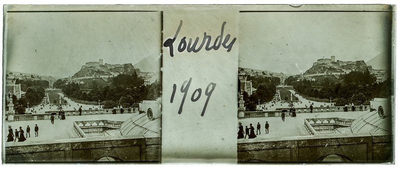 Lourdes 1909 — France-Lourdes basilique Notre-Dame du Rosaire — 1909