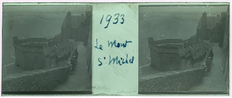 1933 Le mont St Michel — France-Mont Saint-Michel — 1933