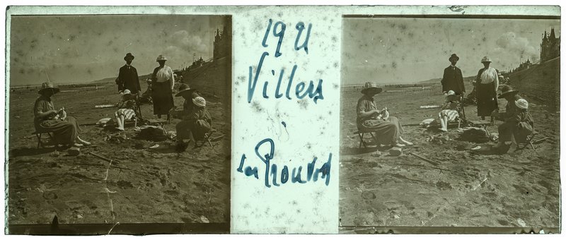 1921 Villers - Les Prouvost — France-Villers-sur-Mer plage — 1921