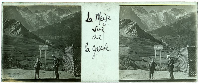 La neige vue de la Grave — France-La Grave -