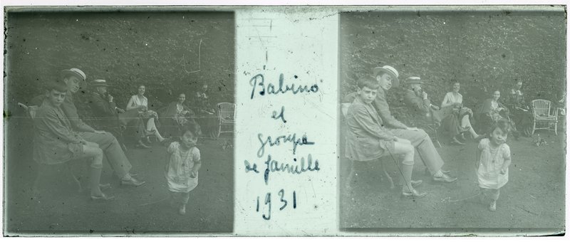 Babino et groupe de famille 1931 — France-Lille-Esquermes — 1931