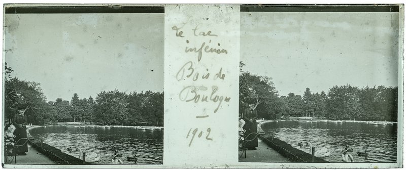 Le lac inférieur Bois de Boulogne - 1902 — France-Paris bois de Boulogne lac inférieur — 1902
