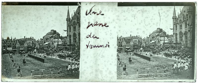 Une passe du tournoi — Belgique-Bruges Grand Place -