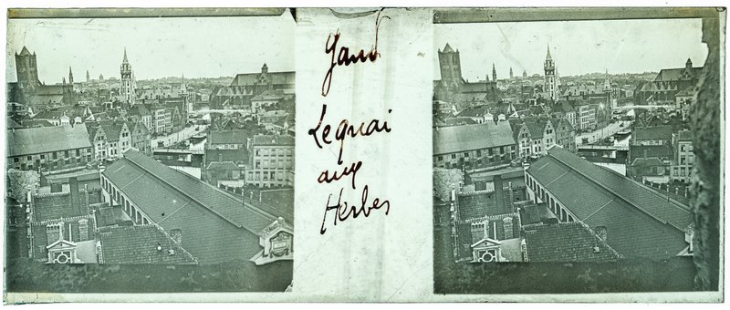 Gand - Le quai aux herbes — Belgique-Gand chateau des comtes -