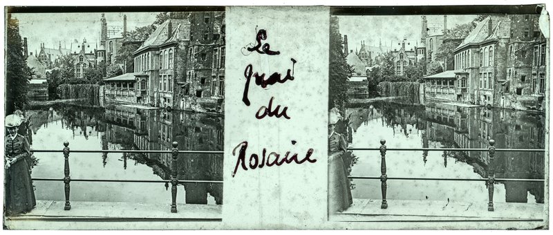 Le quai du Rosaire — Belgique-Bruges Rozenhoedkaai -