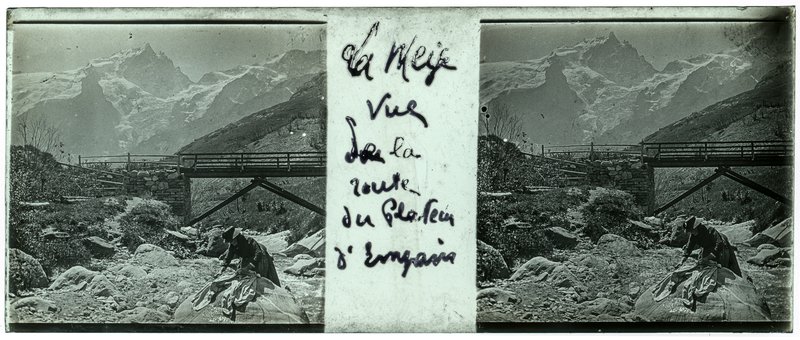 La neige vue de la route du plateau d'Emparis — France-La Grave plateau d'Emparis -