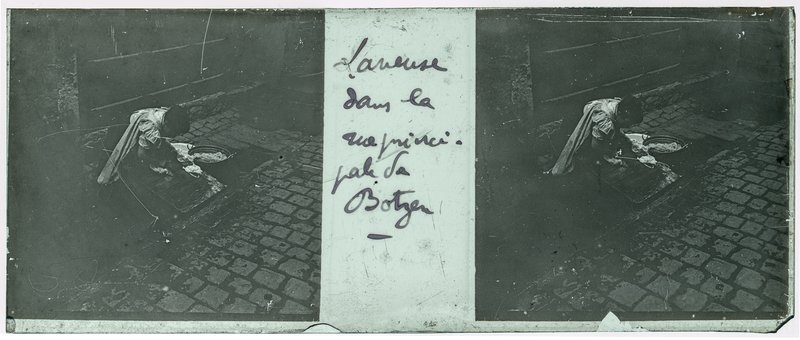 Italie-Bolzano - 1902 - Laveuse dans la rue principale de Botzen — Italie-Bolzano — 1902