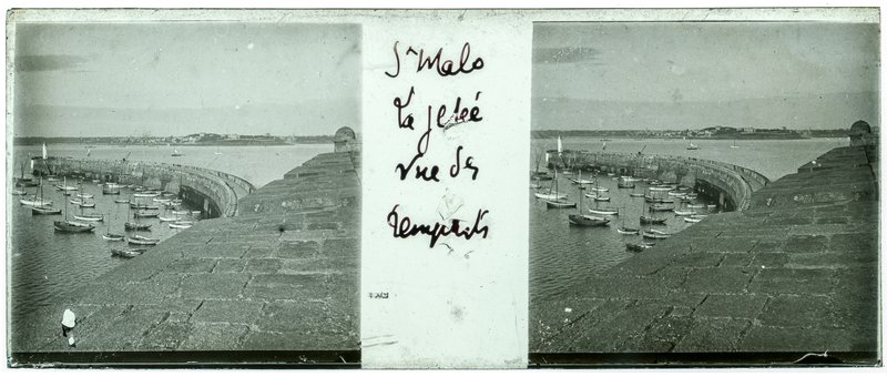 St Malo La jelée vue des remparts — France-Saint-Malo -