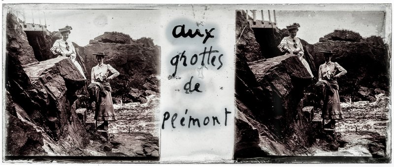 Aux grottes de Plémont — Angleterre-Jersey grotte de Plémont -