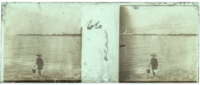 Toto — France-Le Pouliguen plage beoit — 1910