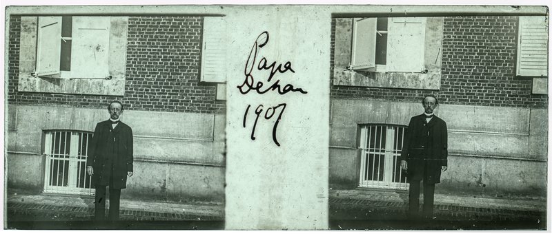 Papa Dehau 1907 — France-Bouvines 770 rue Félix Dehau — 1907