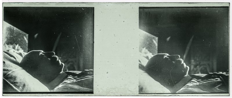 France-Val-du-Layon La bodière - 29 décembre 1943 - Louis Rollinde de Beaumont sur son lit de mort — France-Val-du-Layon La bodière — 1943