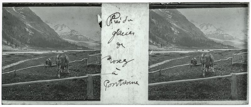 Près du glacier de Roseg à Pontresina — Suisse-Pontresina Roseg -