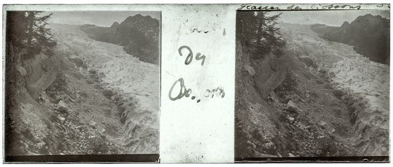 Glacier des Bossons — France-Chamonix Glacier des bossons — 1906