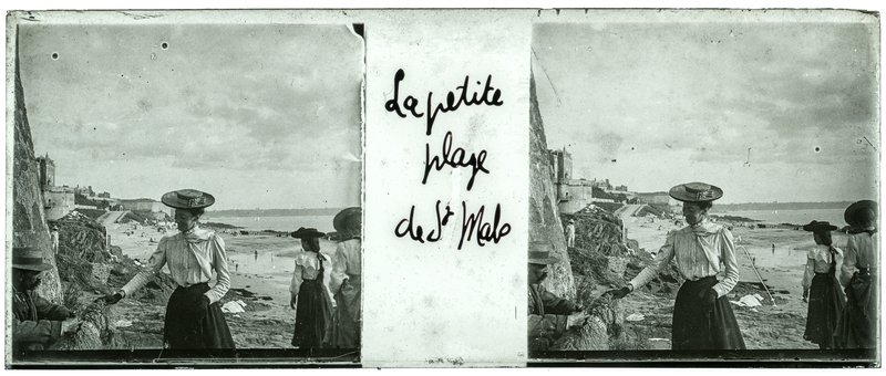 La petite plage de St Malo — France-Saint-Malo -