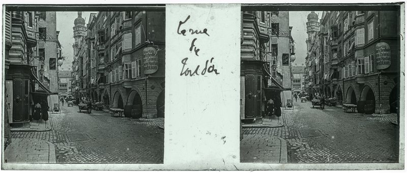 La rue du Toit d'or — Autriche-Innsbruck Goldenes Dachl — 1902