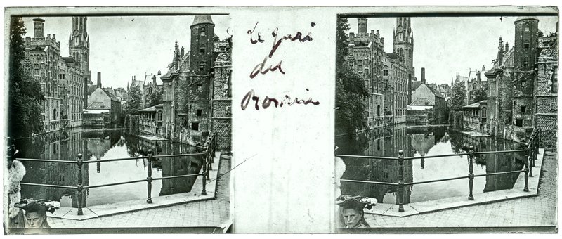 Le quai du Rosaire — Belgique-Bruges quai du Rosaire -