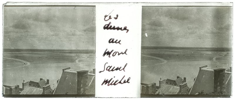 Les dunes au Mont Saint Michel — France-Mont-Saint-Michel — 1933