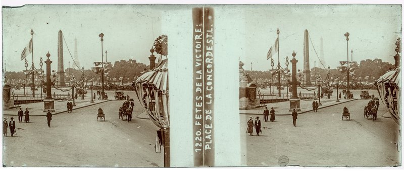 1220 - Fêtes de la Victoire : Place de la Concorde S.T.L — France-Paris place de la Concorde — 1919