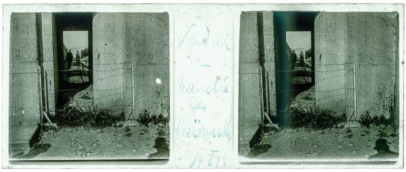 Verdun - Tranchée des Baïonnettes - 1921 — France-Verdun tranchée des Baionettes — 1927