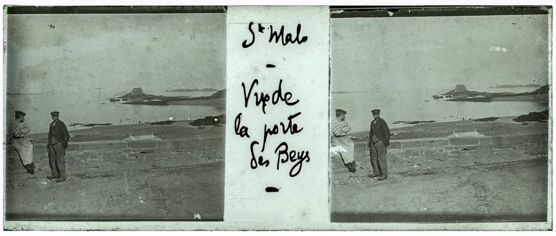 St Malo - Vue de la porte des Beys — France-Saint-Malo porte des Beys -