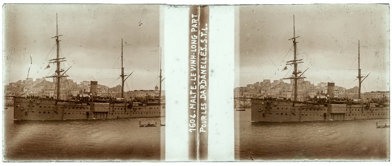 1604 - Malte - Le Winh-long part pour les Dardanelles S.T.L — Malte-La Valette -